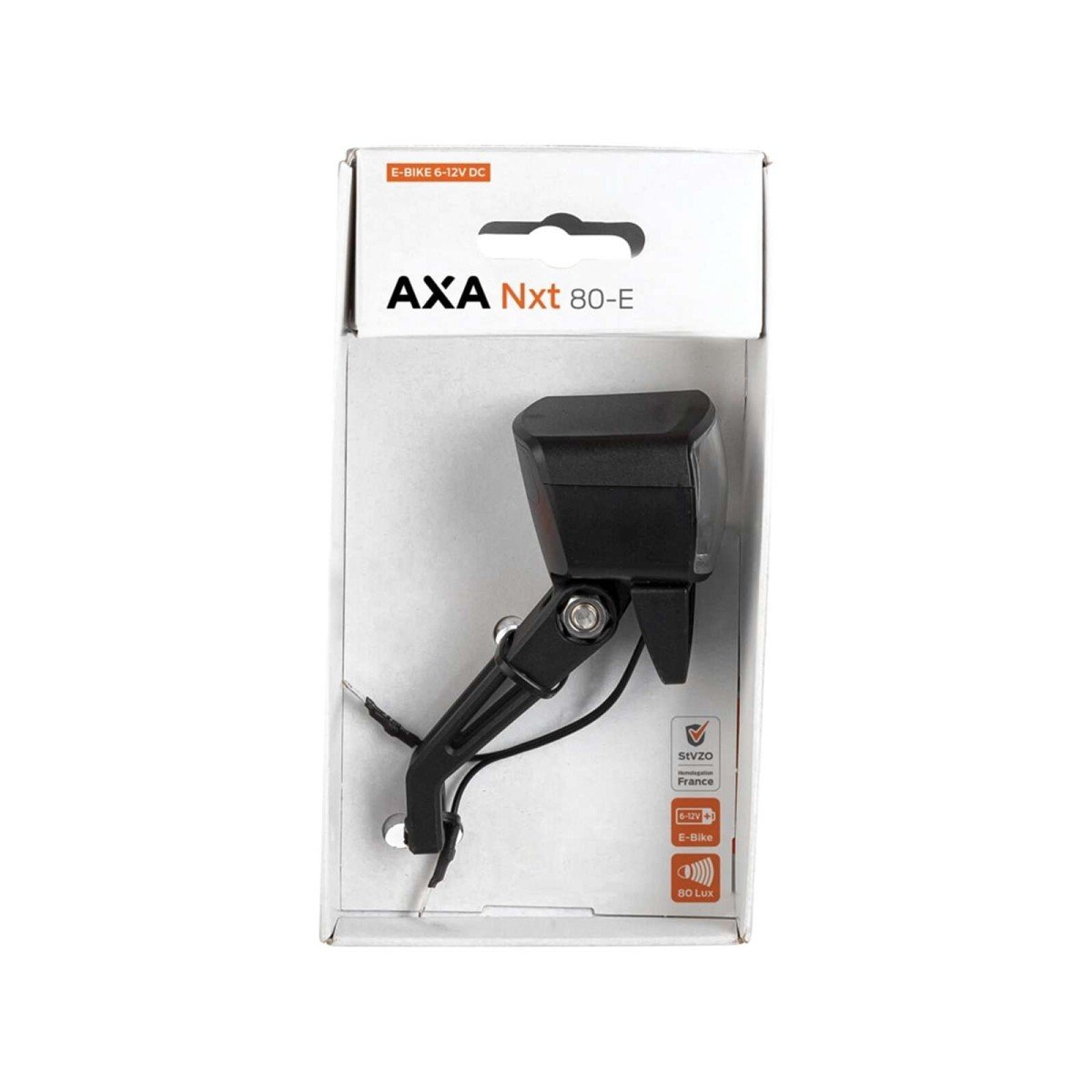 Axa KOPLAMP NXT 80 E-BIKE 6-12V ZW