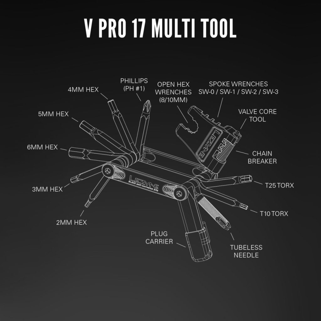Lezyne MULTI TOOL V PRO 17