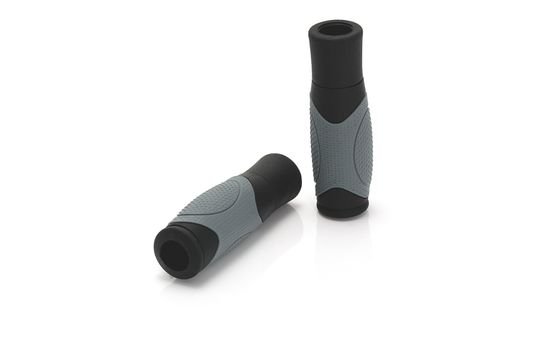 Xlc HANDVAT ERGO 125MM ZW/GRY STEL GRG03