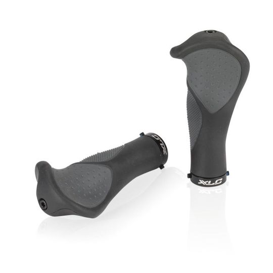 Xlc HANDVAT ERGO 135MM CF ZW/GRY STEL GRS22