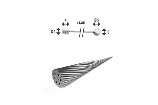 Xlc Kabel Vers Binnen 3.00 Rvs Shx17